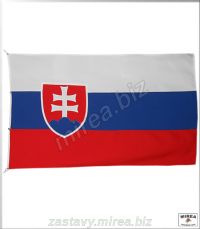 Vlajka Slovenska 90x60 - (SRV-0906pe250)